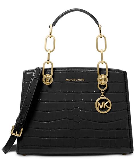 michael michael kors cynthia small north south satchel|Michael Kors Cynthia Small North South Satchel (Navy).